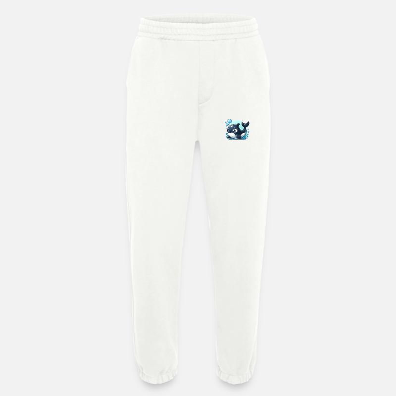 orque 3 - Pantalon de jogging bio épais fabriqué en UE - OFF WHITE