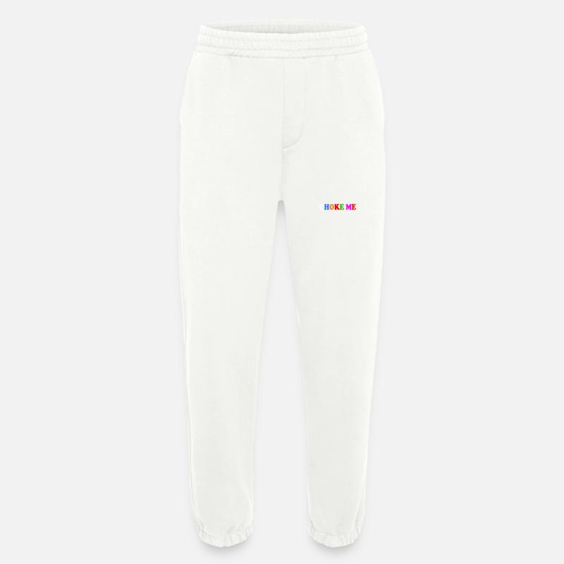 Choke me - Pantalon de jogging bio épais fabriqué en UE - OFF WHITE