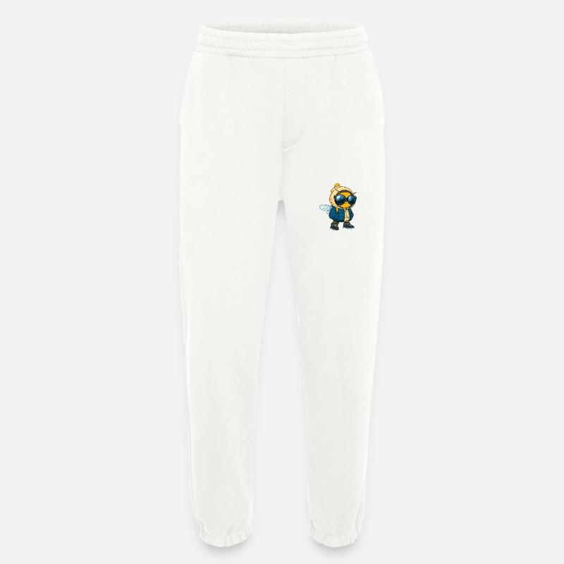 Biene Winter Comic - Heavyweight Jogginghose - made by SPREAD  - OFF WHITE