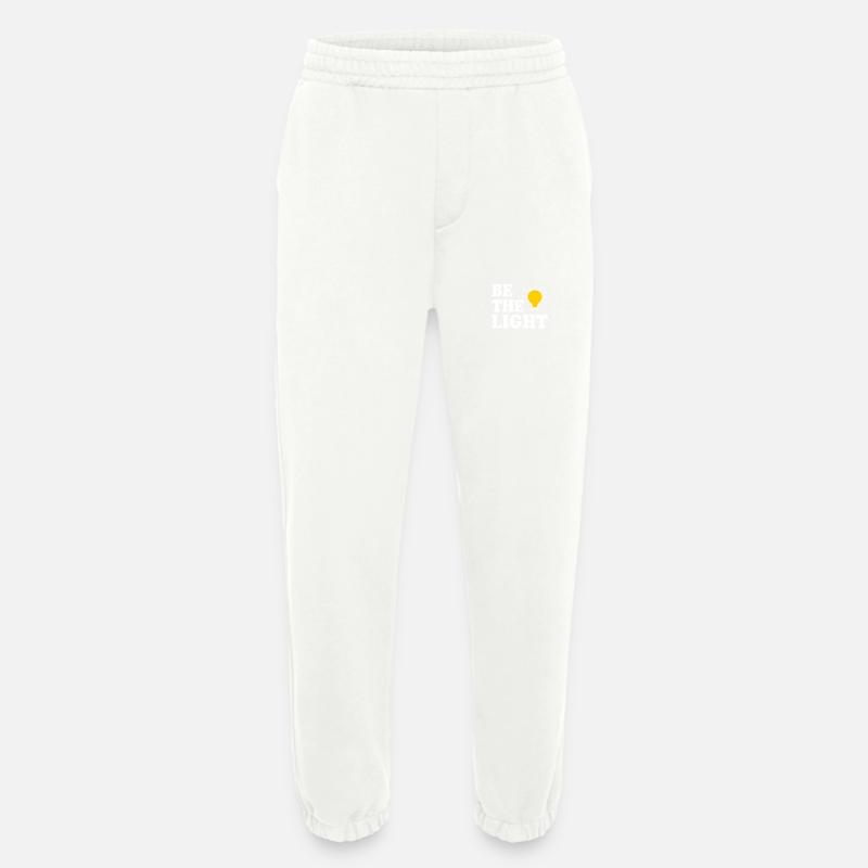 Be the light - Heavyweight Jogginghose - made by SPREAD  - OFF WHITE
