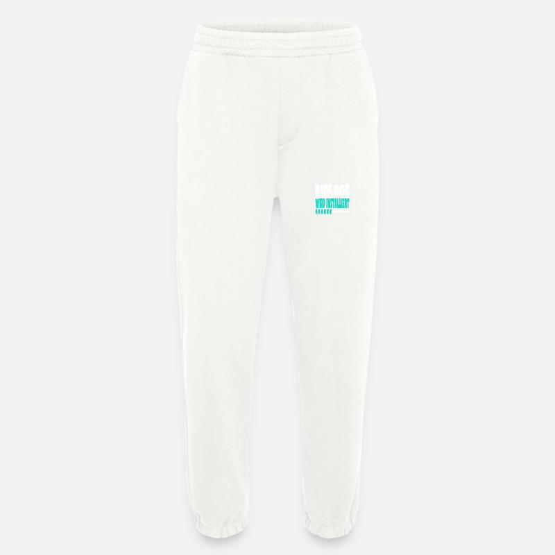 Biologe wird installiert - Heavyweight Jogginghose - made by SPREAD  - OFF WHITE