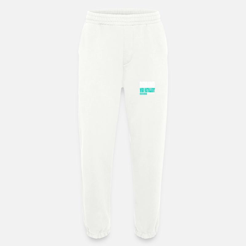 Eisenbahner wird installiert - Heavyweight Jogginghose - made by SPREAD  - OFF WHITE