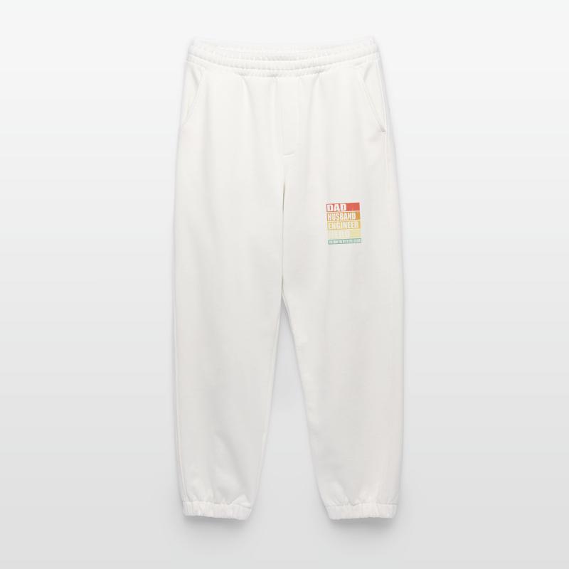 Father Husband Engineer Held Heavyweight Jogging Pants - made by SPREAD 