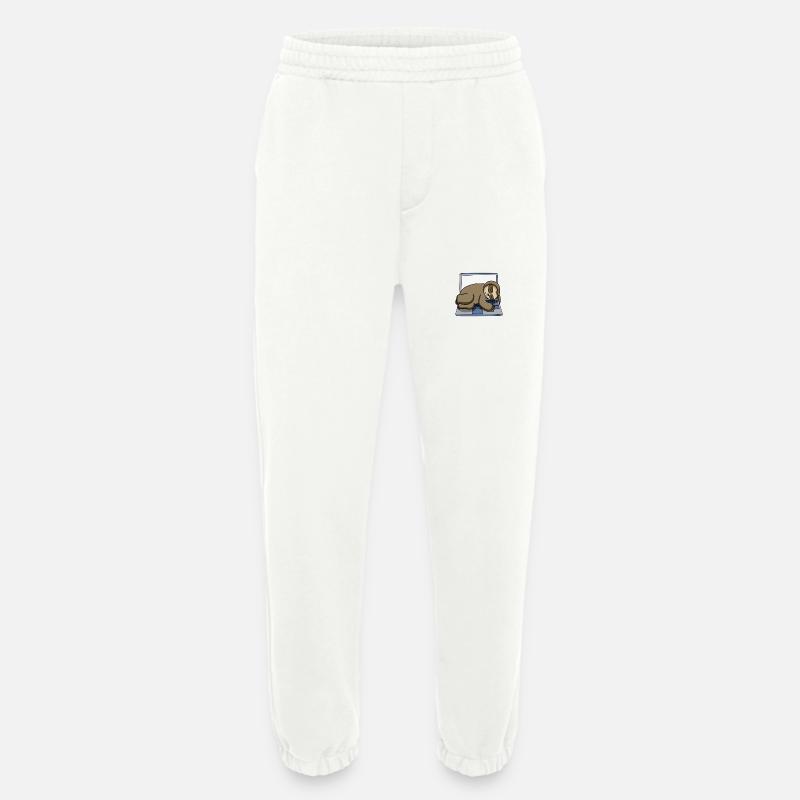 Computer Nerd Programmer Gift - Heavyweight Jogging Pants - made by SPREAD  - OFF WHITE