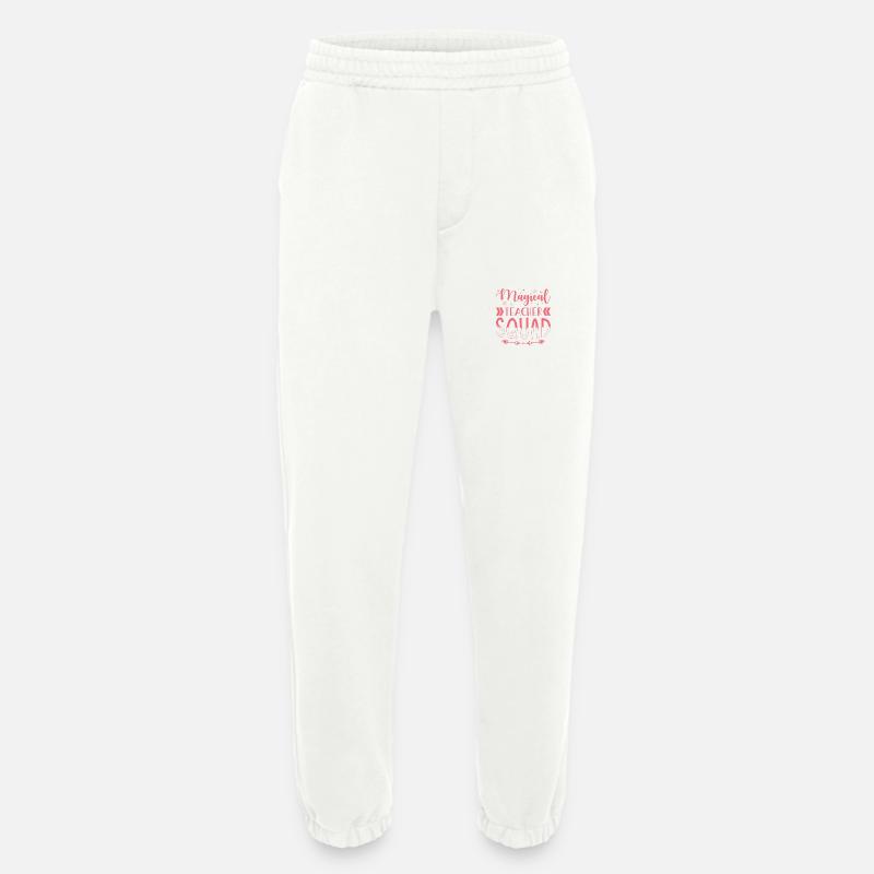 Équipe d’enseignants - Pantalon de jogging bio épais fabriqué en UE - OFF WHITE