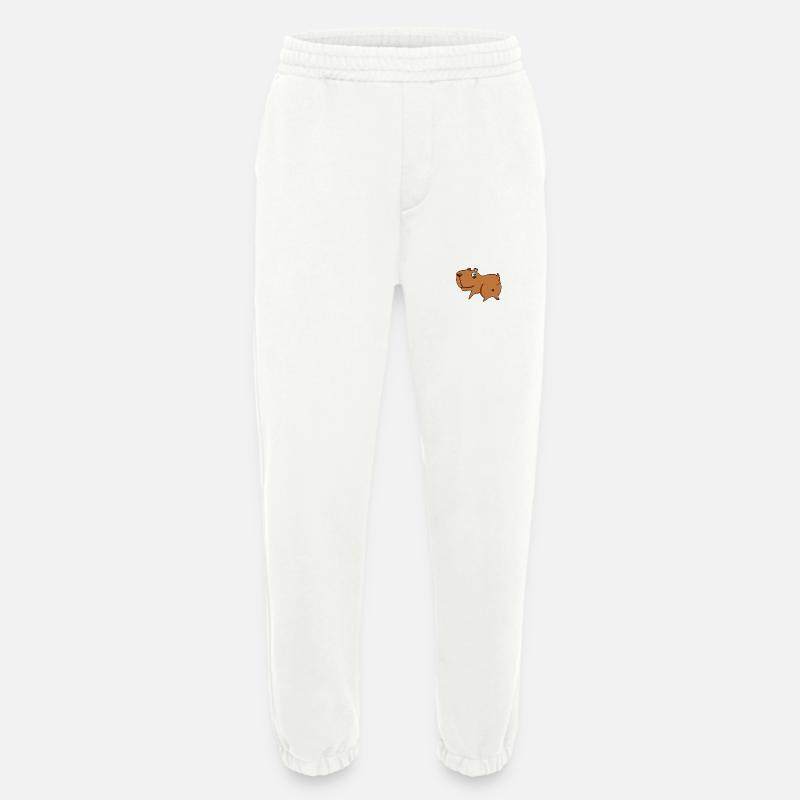 Capybara from behind - Capybara butt - Heavyweight Jogging Pants - made by SPREAD  - OFF WHITE