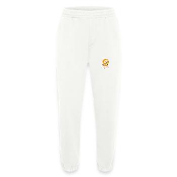 Kawaii cute lion playing volleyball - Heavyweight Jogging Pants - made by SPREAD  - OFF WHITE - Front