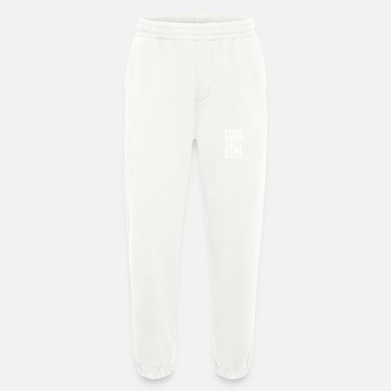 Coder Kaffee Geschenk - Heavyweight Jogginghose - made by SPREAD  - OFF WHITE