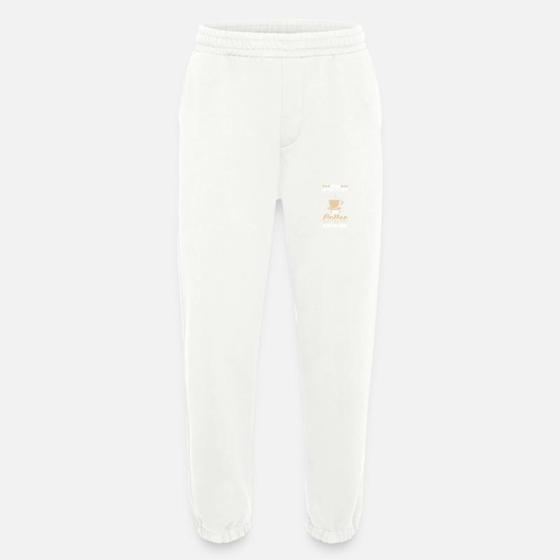 Receptionist Gift Receptionist Coffee - Heavyweight Jogging Pants - made by SPREAD  - OFF WHITE