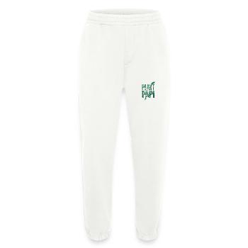 Plant Papi leaf motif for plant lovers - Heavyweight Jogging Pants - made by SPREAD  - OFF WHITE - Front