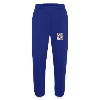 1956 Birthday Vintage Hippie Groovy - Heavyweight Jogging Pants - made by SPREAD  - Iconic Blue - Front
