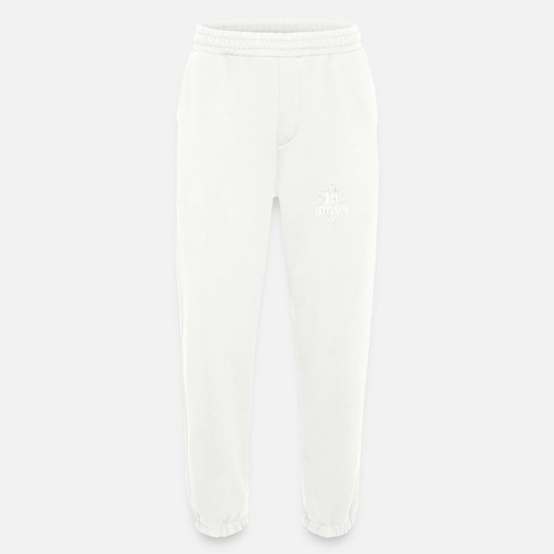 First Communion Cross Design - Heavyweight Jogging Pants - made by SPREAD  - OFF WHITE