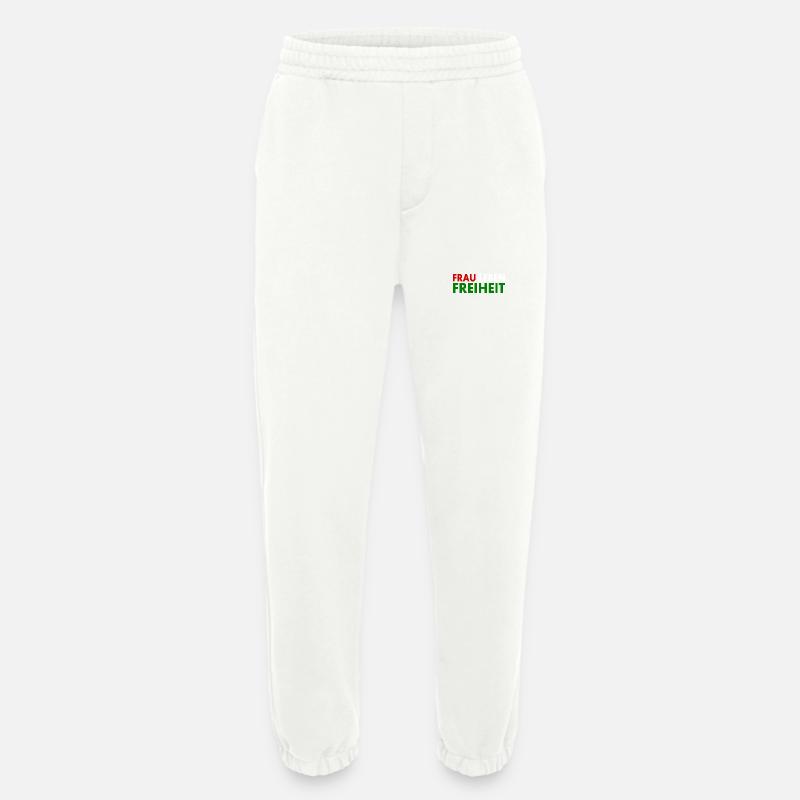 Frau leben freiheit - Heavyweight Jogginghose - made by SPREAD - OFF WHITE