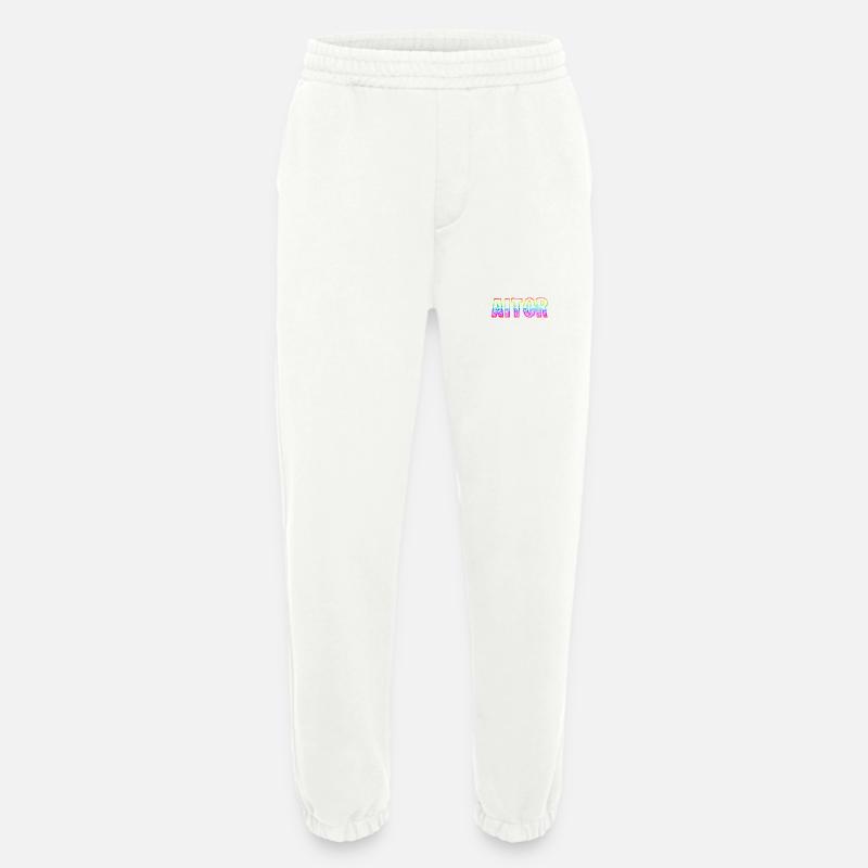 aitor rs regenbogen - Heavyweight Jogginghose - made by SPREAD  - OFF WHITE