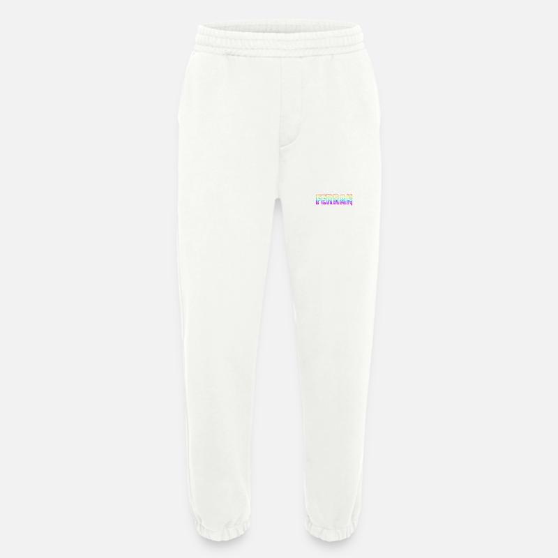 ferran rs regenbogen - Heavyweight Jogginghose - made by SPREAD  - OFF WHITE