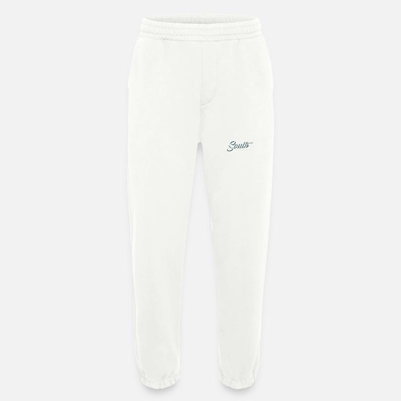 EXPLORE SOUTH AUSTRALIA - Heavyweight Jogging Pants - made by SPREAD  - OFF WHITE