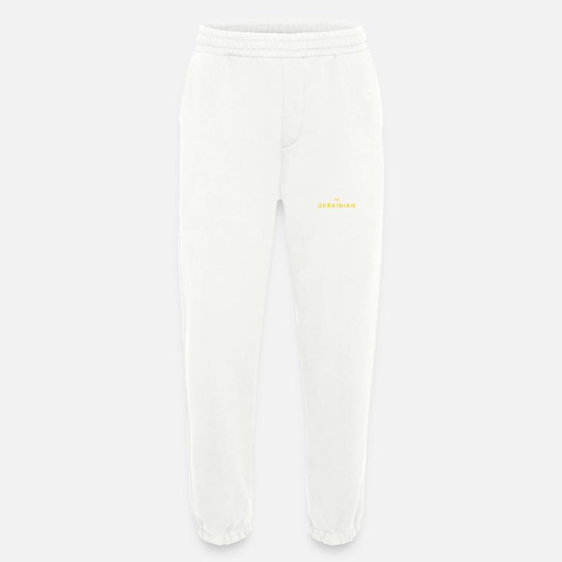 Ukraine - Heavyweight Jogging Pants - made by SPREAD  - OFF WHITE
