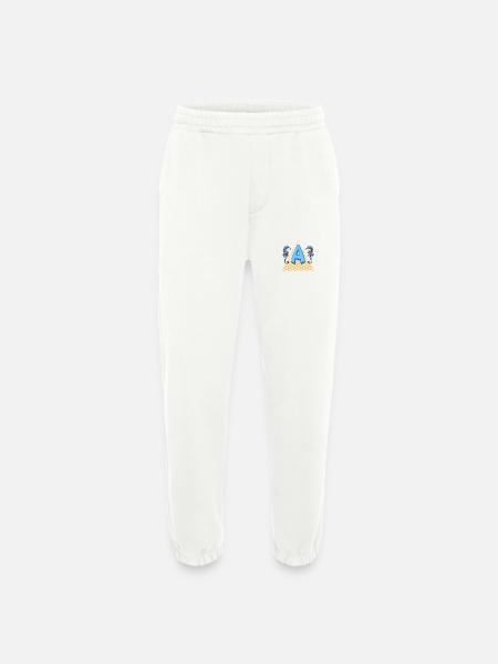 seepferdchen e 262 a - Heavyweight Jogginghose - made by SPREAD  - OFF WHITE