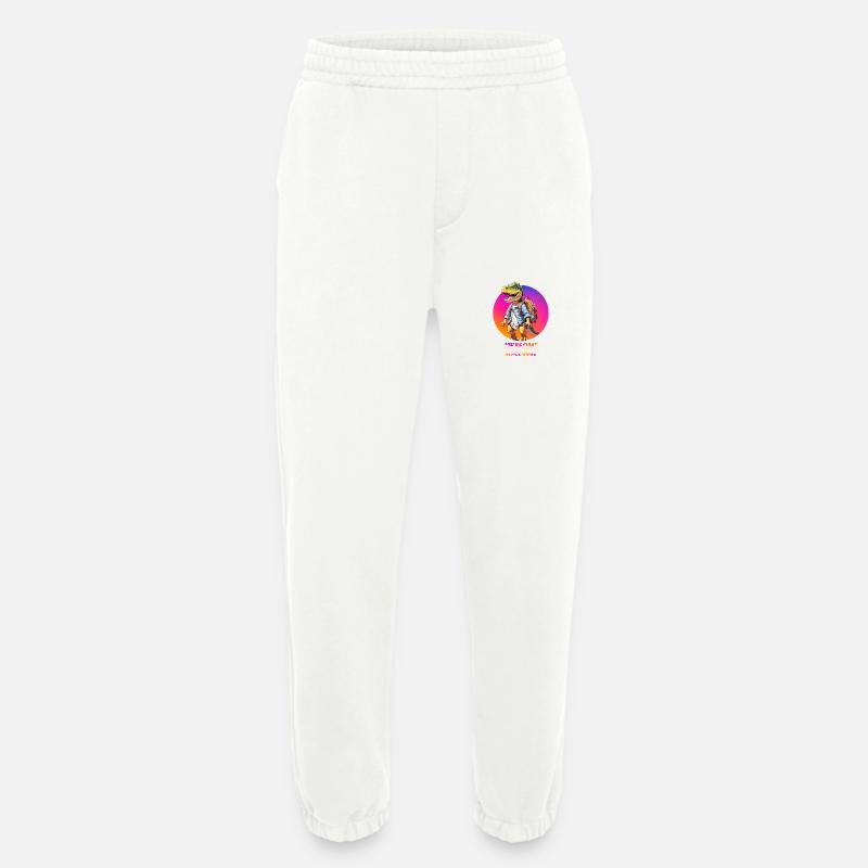 Dragon Elev - Heavyweight Organic Sweatpants Made in EU - OFF WHITE
