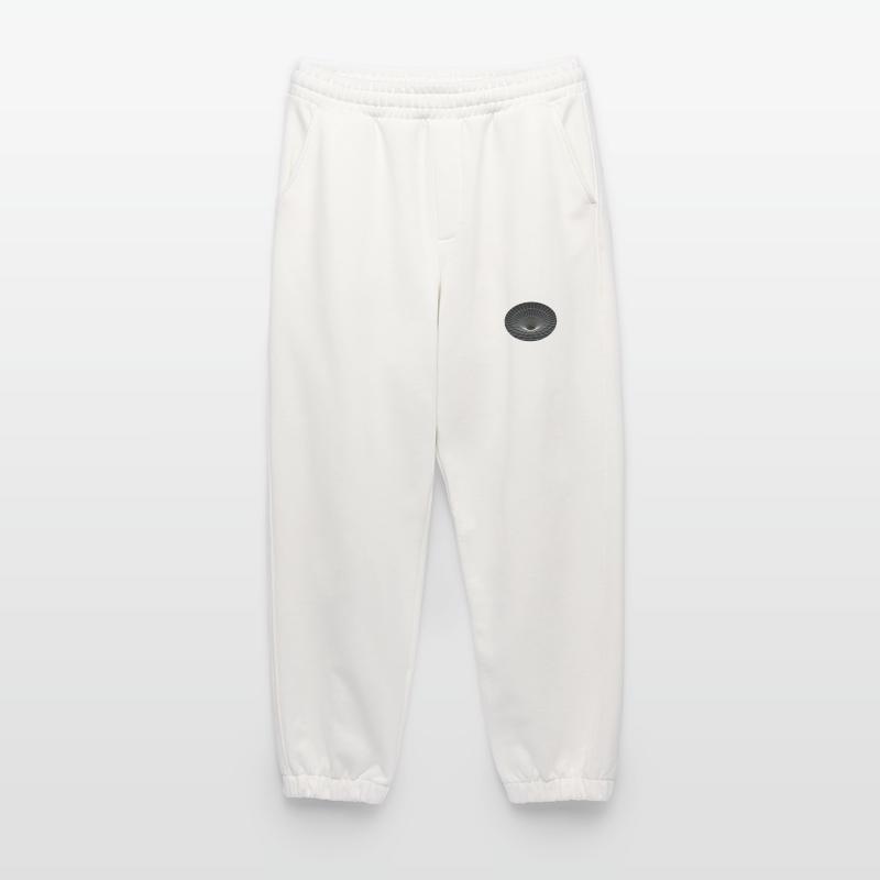 Trou de ver à grille vortex Pantalon de jogging bio épais fabriqué en UE
