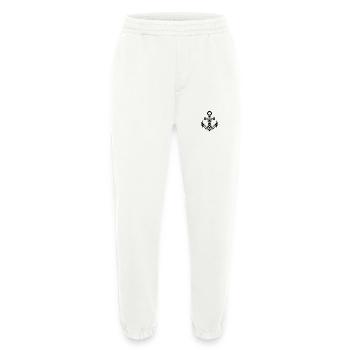 Alter nasser Anker mit im Tribal Tattoo Style - Heavyweight Jogginghose - made by SPREAD  - OFF WHITE - Vorne