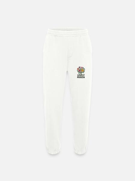 LOVLY PERSON - Heavyweight Jogging Pants - made by SPREAD - OFF WHITE