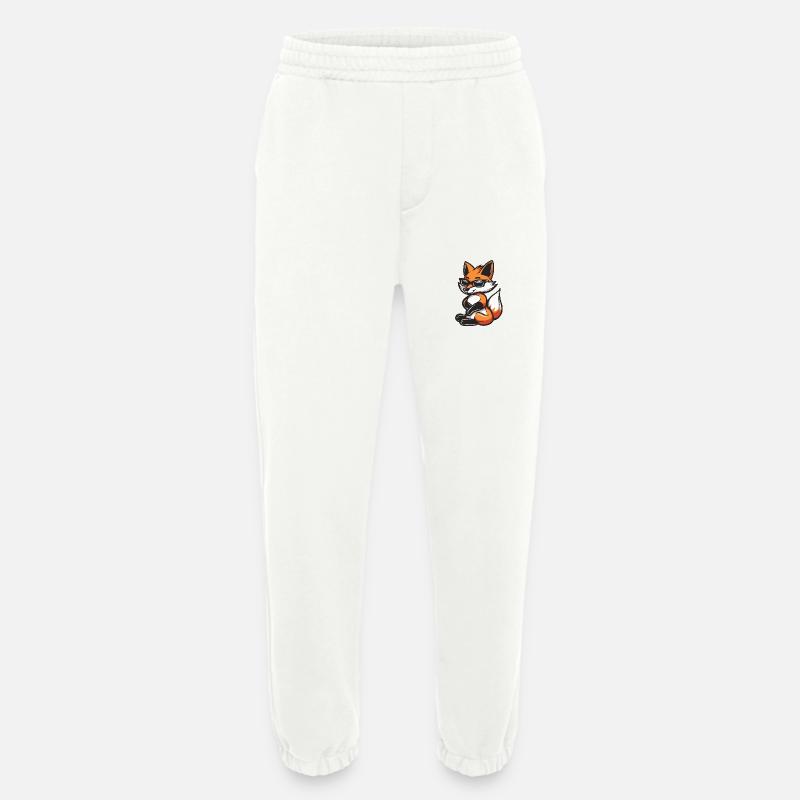 Fox Cool Comic - Heavyweight Jogging Pants - made by SPREAD  - OFF WHITE