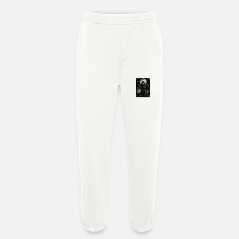 Halloween Grim Reaper Gothic Goth - Heavyweight Jogging Pants - made by SPREAD  - OFF WHITE