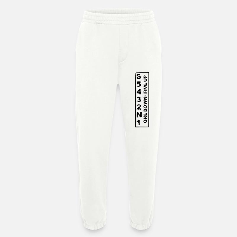one down five up - Heavyweight Jogging Pants - made by SPREAD - OFF WHITE