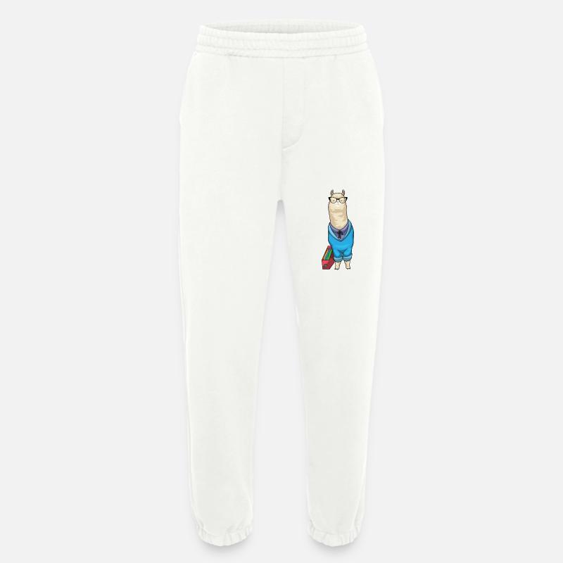 Lunettes Alpaga Secretary - Pantalon de jogging bio épais fabriqué en UE - OFF WHITE