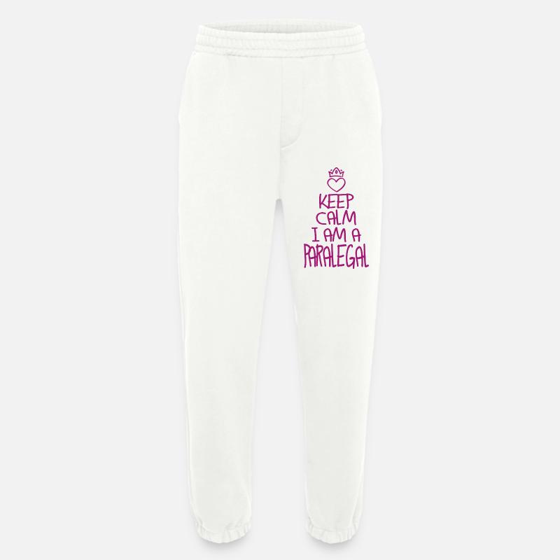 Keep Calm Rechtsanwaltsfachangestellte cool - Heavyweight Jogginghose - made by SPREAD  - OFF WHITE