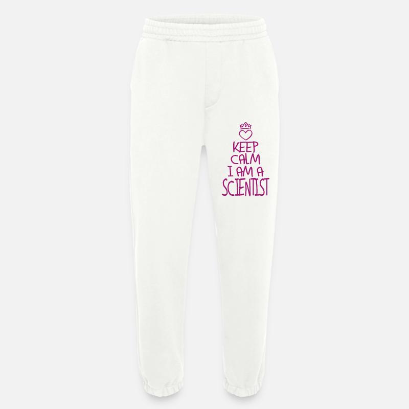 Keep Calm Wissenschaftler - Heavyweight Jogginghose - made by SPREAD  - OFF WHITE
