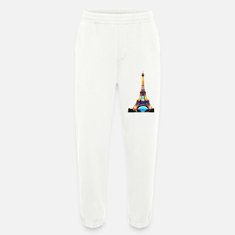 Eiffelturm #7 - Heavyweight Jogginghose - made by SPREAD  - OFF WHITE