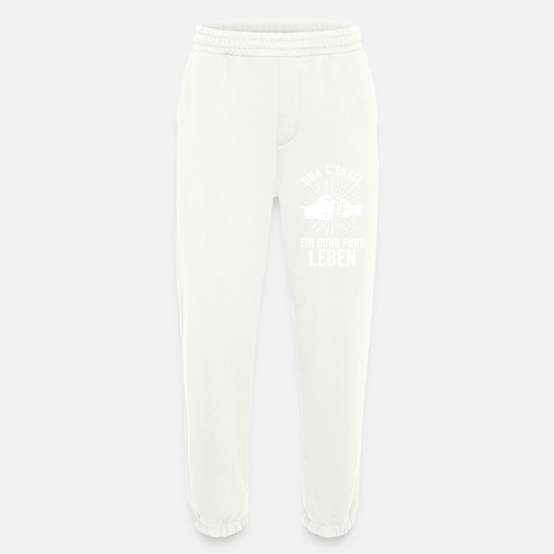 Großmutter Enkel Oma - Heavyweight Jogginghose - made by SPREAD  - OFF WHITE