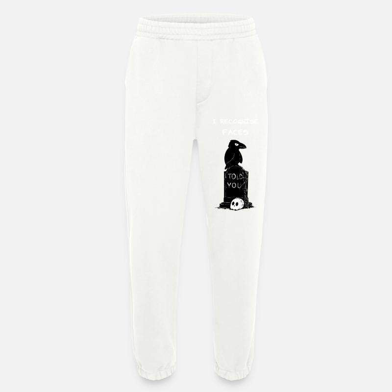 I recognise faces - Heavyweight Jogginghose - made by SPREAD  - OFF WHITE