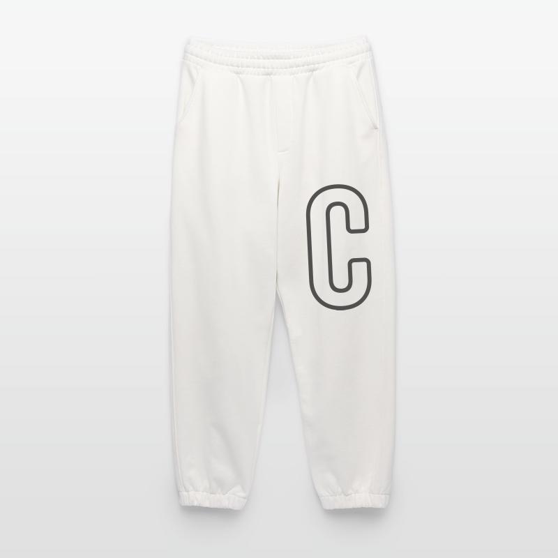 Buchstabe C Typodesign Heavyweight Jogginghose - made by SPREAD 