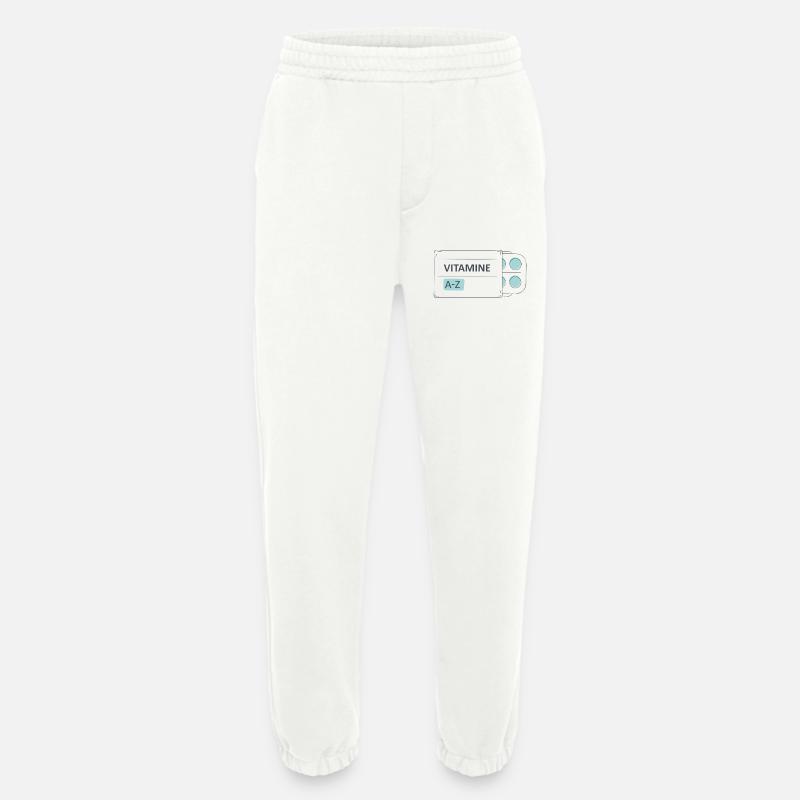 Medikamente Pillen Tabletten Packung - Heavyweight Jogginghose - made by SPREAD  - OFF WHITE