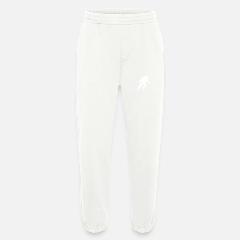 Floating Astronaut Silhouette Weightlessness - Heavyweight Jogging Pants - made by SPREAD - OFF WHITE