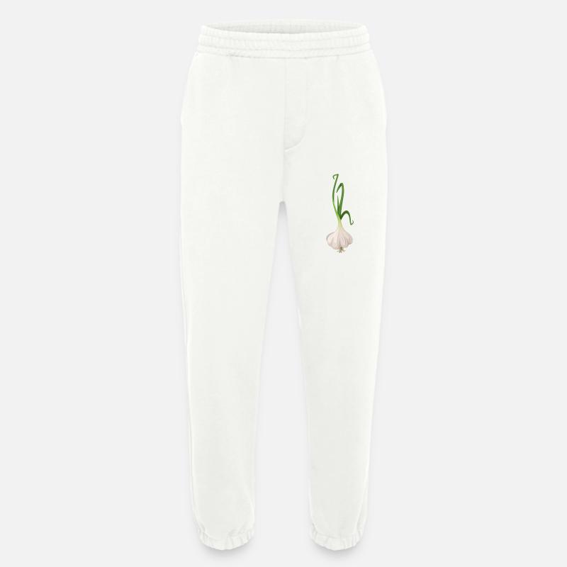 Knoblauch Pflanze - Heavyweight Jogginghose - made by SPREAD  - OFF WHITE