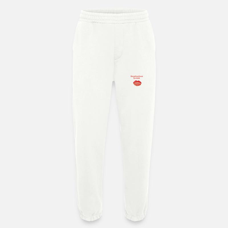 die geilste Braut - Heavyweight Jogginghose - made by SPREAD  - OFF WHITE