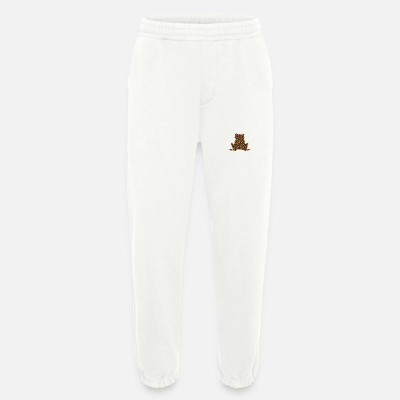Frosch aus Herbstblättern - Heavyweight Jogginghose - made by SPREAD  - OFF WHITE