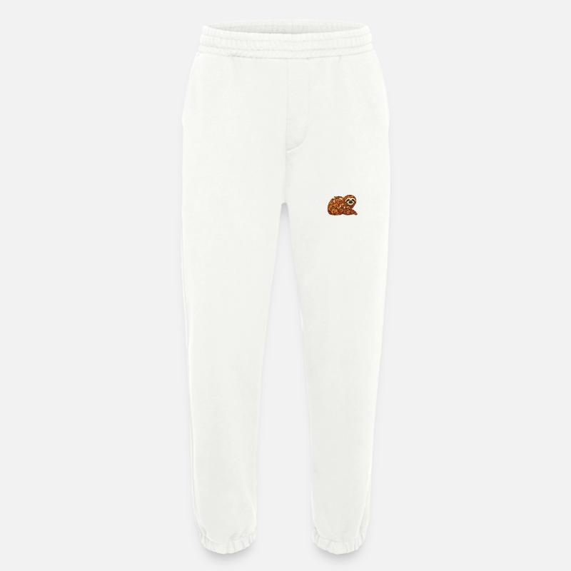 Faultier aus Herbstlaub - Heavyweight Jogginghose - made by SPREAD  - OFF WHITE
