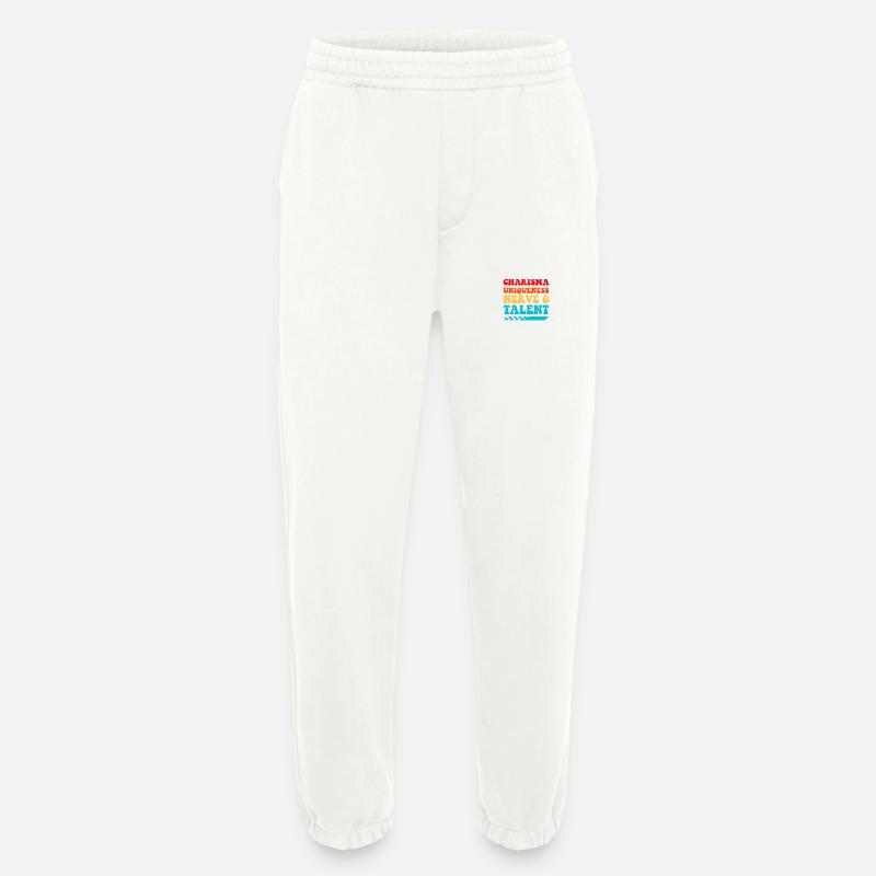 Charisma, Einzigartigkeit, Nerven, Talent, - Heavyweight Jogginghose - made by SPREAD  - OFF WHITE