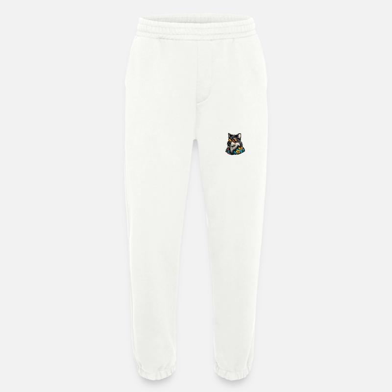 Wolf Comic Cool Sommer - Heavyweight Jogginghose - made by SPREAD  - OFF WHITE