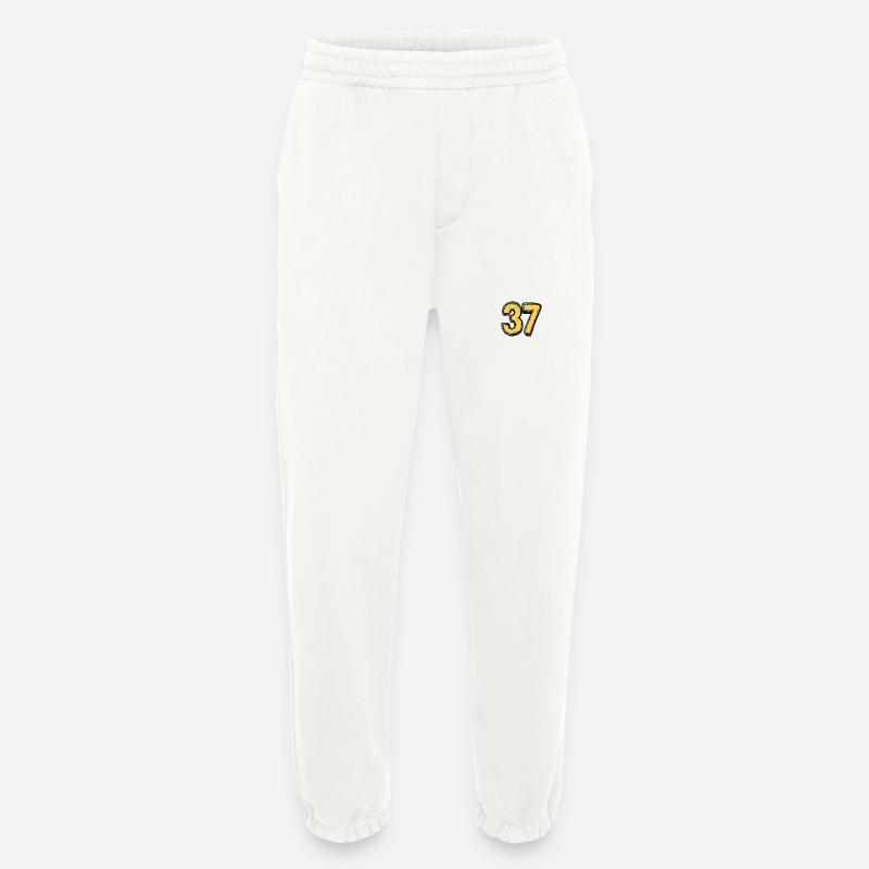 37 Zahl Comic - Heavyweight Jogginghose - made by SPREAD  - OFF WHITE