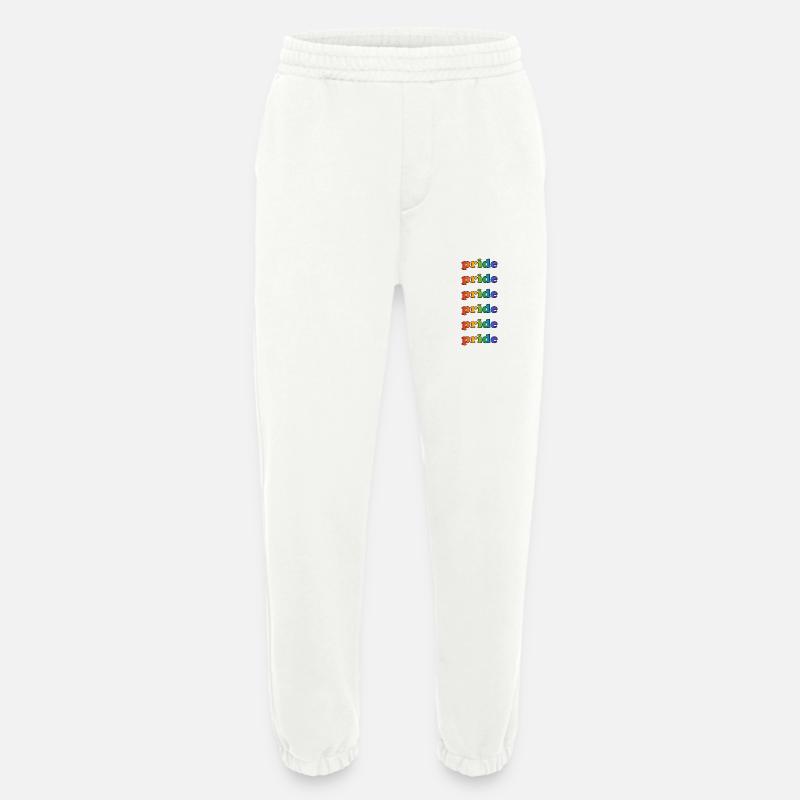 Pride Regenbogenfarben - Heavyweight Jogginghose - made by SPREAD - OFF WHITE