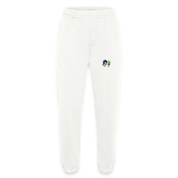 Greeting in Space: Alien & Astronaut Handshake - Heavyweight Jogging Pants - made by SPREAD  - OFF WHITE - Front