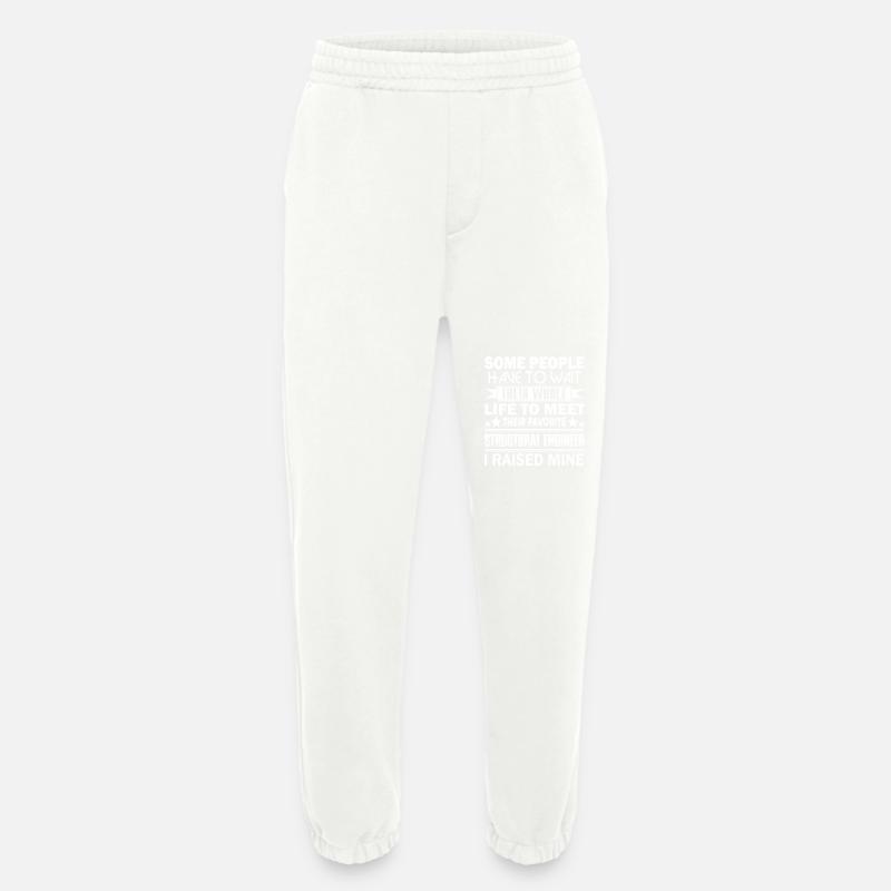 Proud Structural Engineer Mama - Heavyweight Jogging Pants - made by SPREAD  - OFF WHITE
