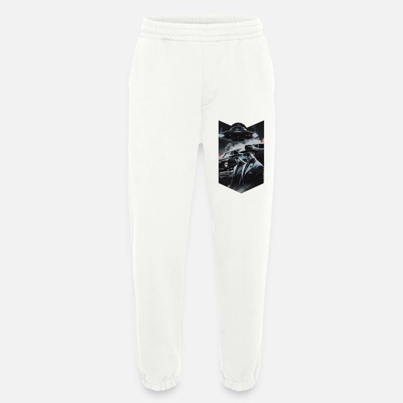 Sci-Fi-Agenten - Heavyweight Jogginghose - made by SPREAD  - OFF WHITE
