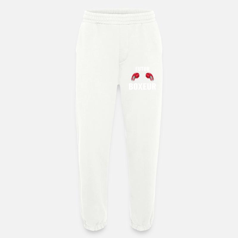 Zukunft Boxer - Heavyweight Jogginghose - made by SPREAD  - OFF WHITE